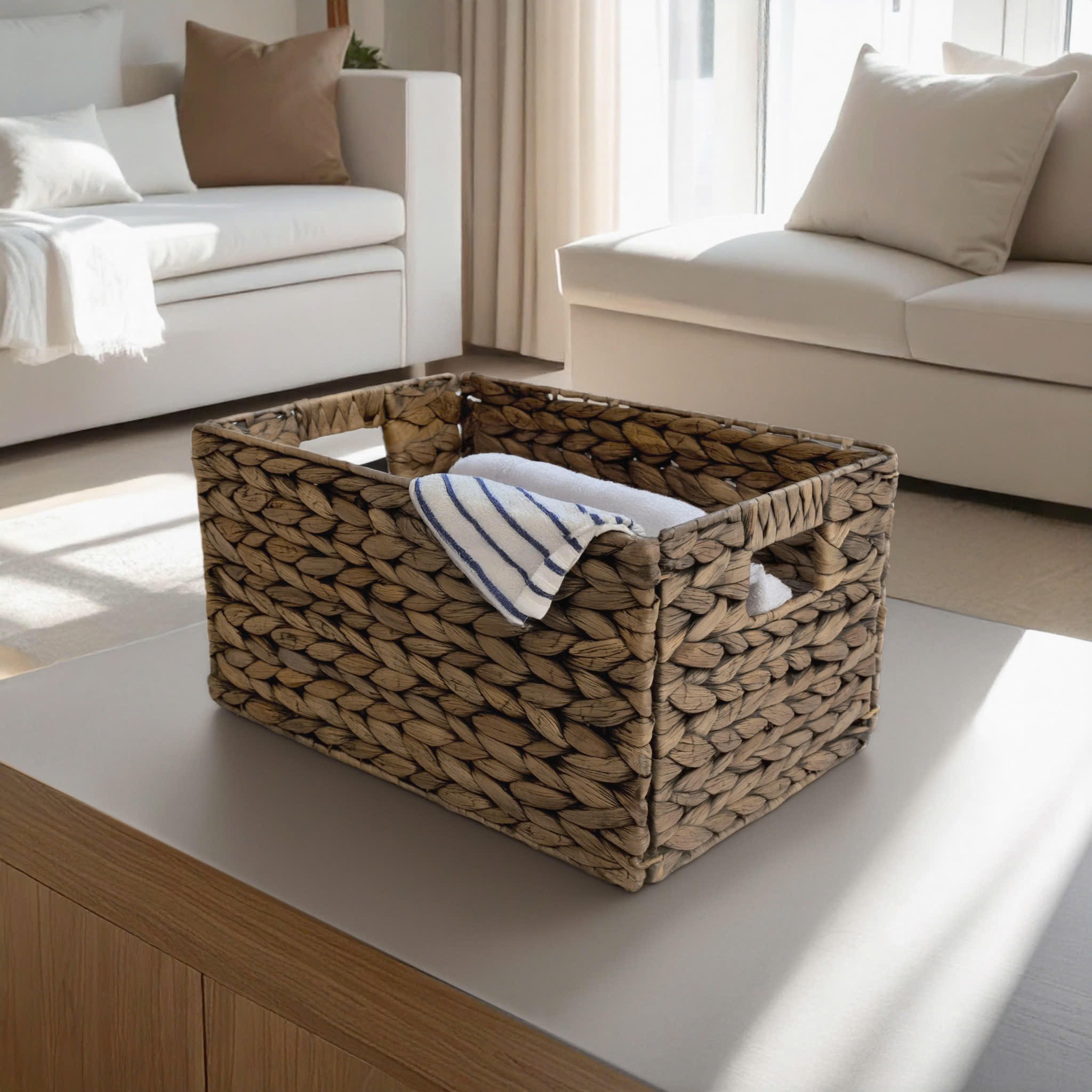 SỌT XẾP NHỎ LỤC BÌNH ĐAN XƯƠNG CÁ WASH NÂU